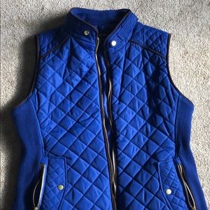 Cobalt blue vest